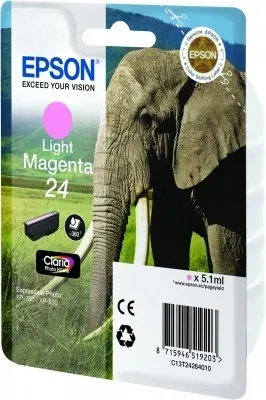 ORIGINALE Epson Cartuccia d'inchiostro magenta (chiaro) C13T24264012 24 360 pagine 51ml