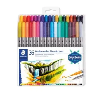 Staedtler 3200 marcatore Fine/Extra grassetto Multicolore 36 pz