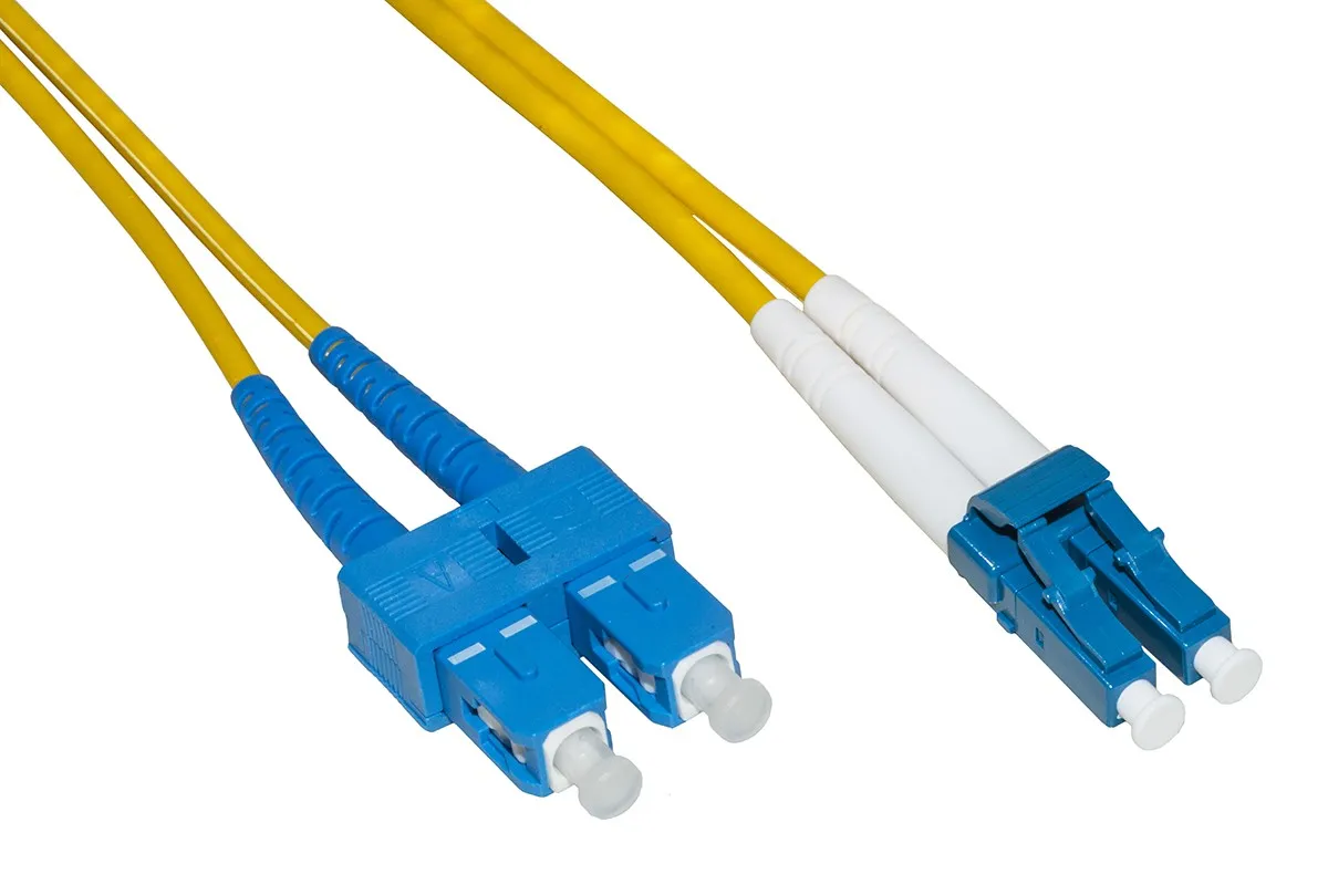 Cavo Fibra Ottica Lc A Sc Singlemode Duplex 9/125 Mt. 15