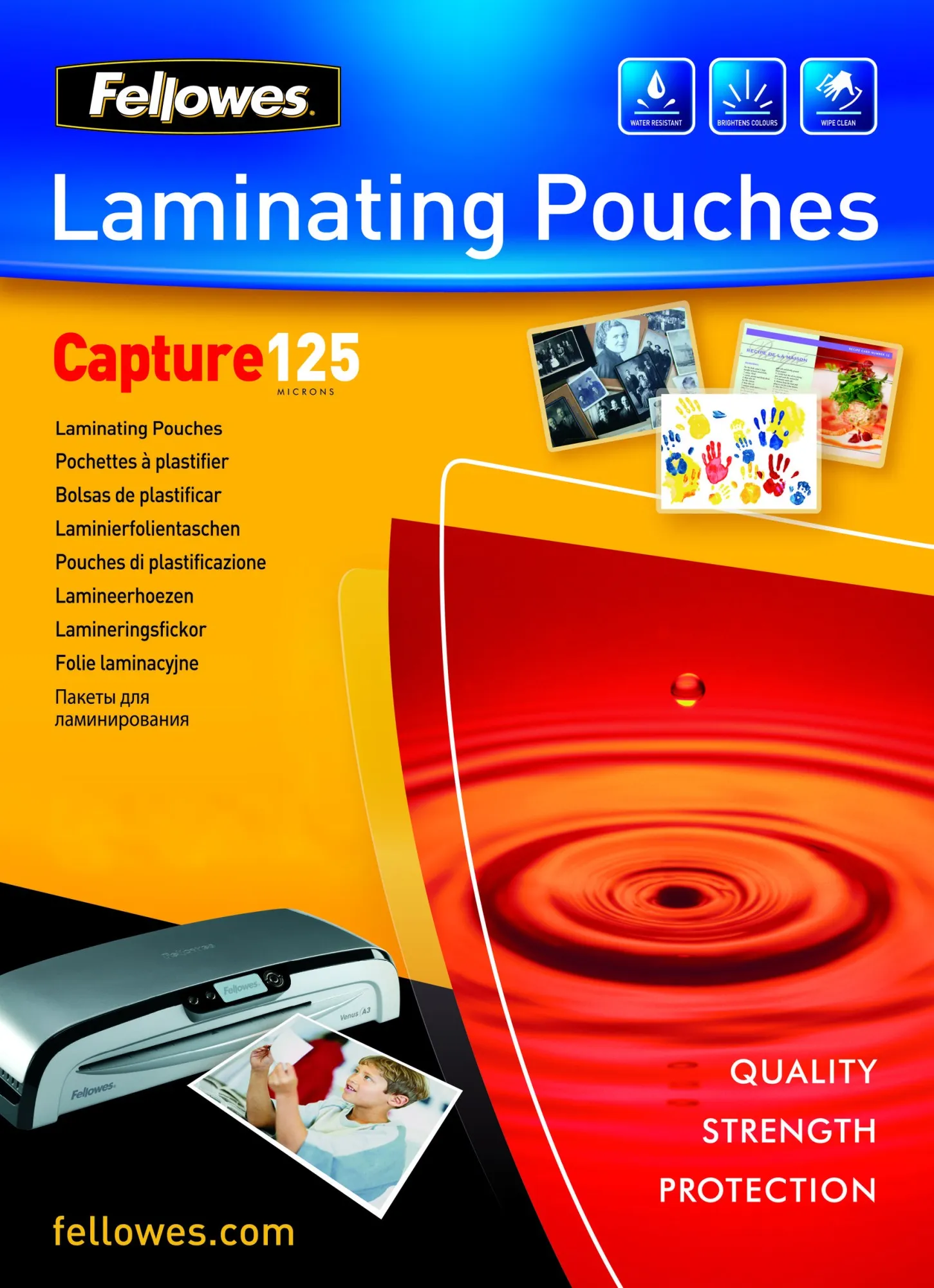 Fellowes 5307407 pellicola per plastificatrice 100 pz