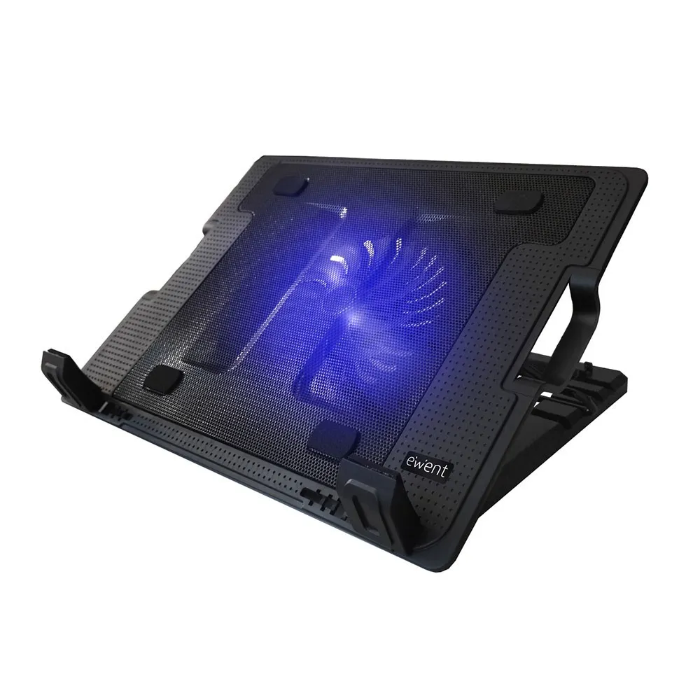 Ewent EW1258 base di raffreddamento per laptop 432 cm (17) 1000 Giri/min Nero