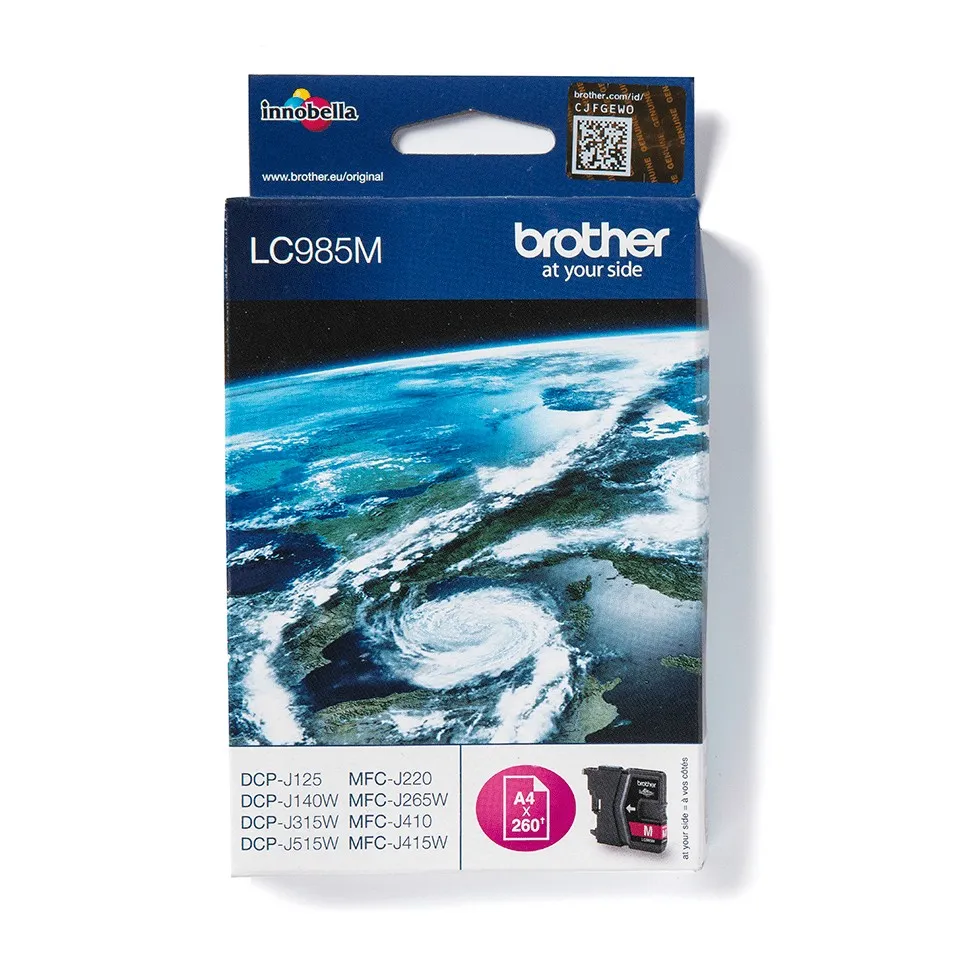 ORIGINALE Brother Cartuccia d'inchiostro magenta LC985M LC-985 260 pagine