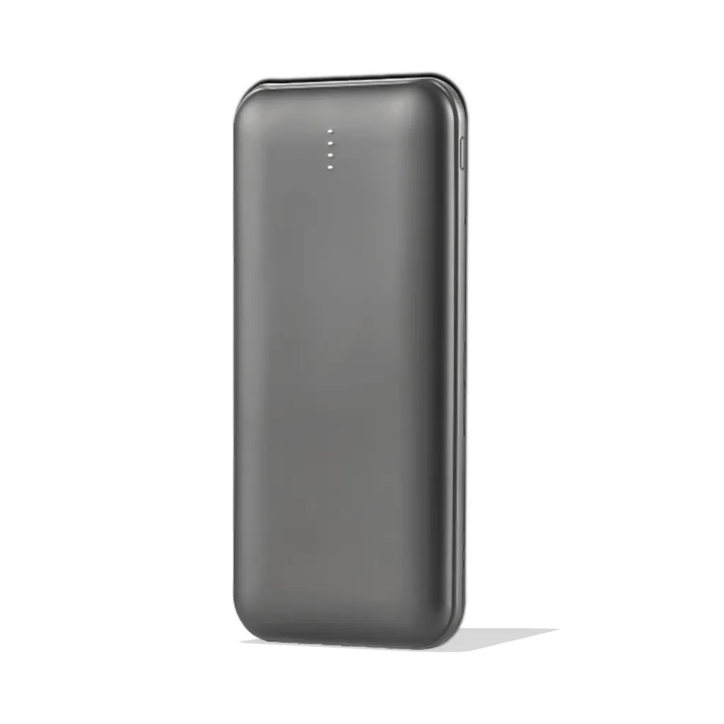 V-TAC Power Bank 10.000 mAh Dual USB e Tipo C Colore Grigio