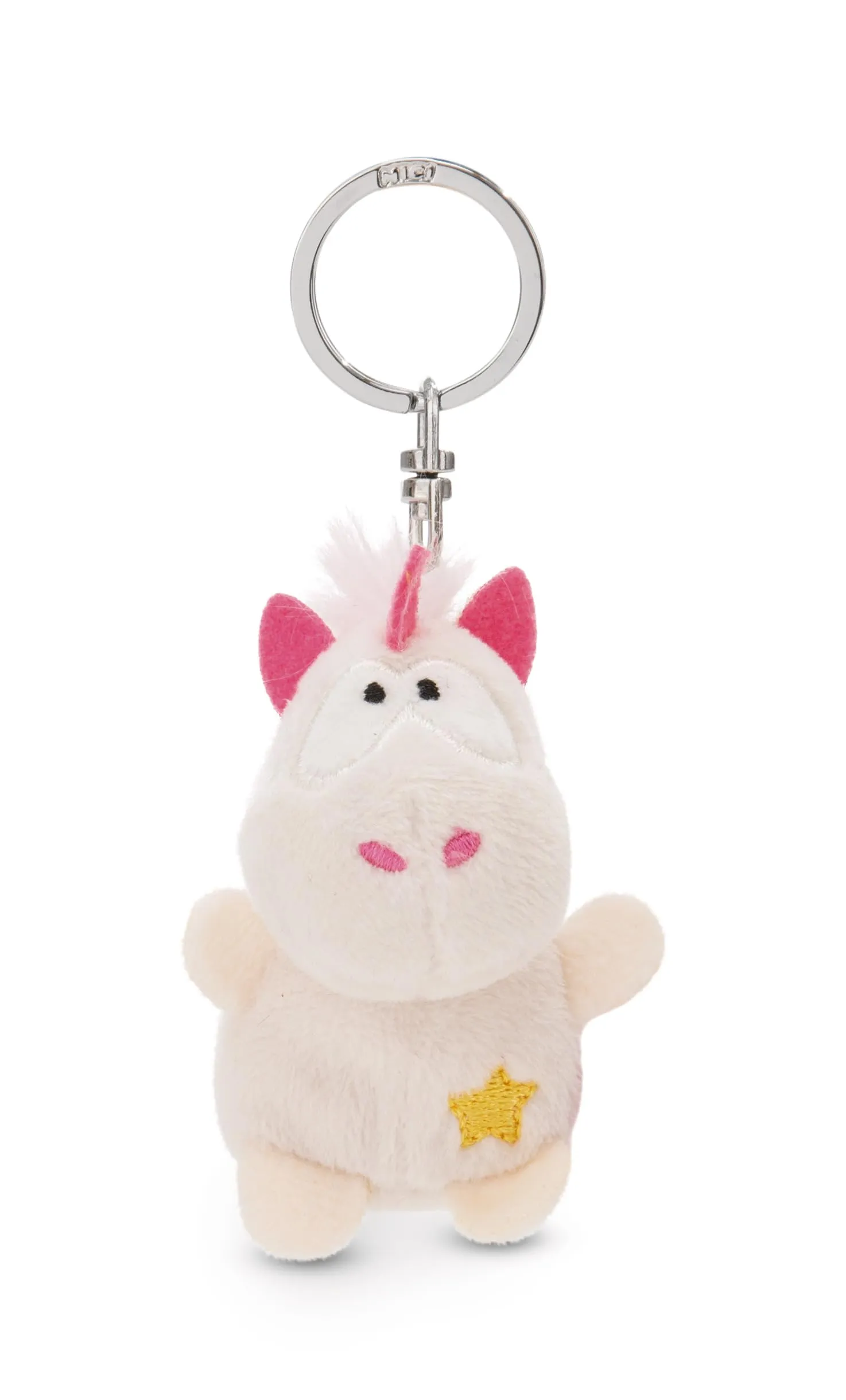 Portachiavi Unicorno Theodor con la stella 5cm