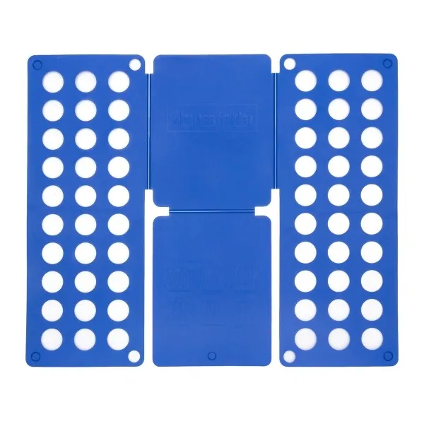Innovagoods - Cartella porta abiti - Polipropilene - Pieghevole - Facile da usare - Compatta - 24x59x1cm - Blu