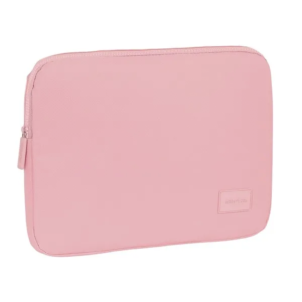 Custodia Safta Basic per laptop fino a 14 - Scomparto imbottito - 17 l - 340x20x250 mm - Rosa