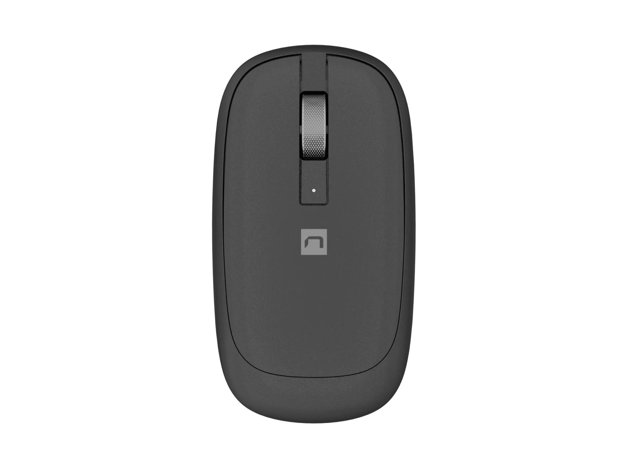 Mouse ottico wireless Natec Lark - Bluetooth + 24 GHz - 4000 dpi - 9 pulsanti - Sensore Blue Sense - Colore antracite