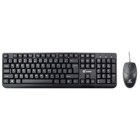 Cromad Pack Tastiera USB + Mouse 1000dpi 3 Pulsanti