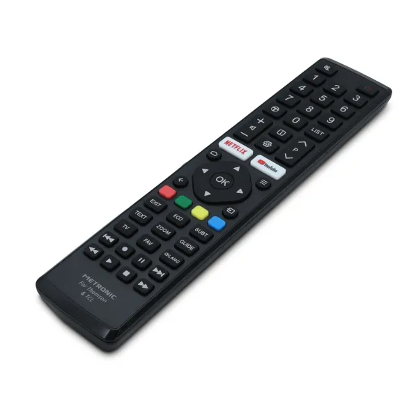 Metronic Mando a Distancia Compatible con Televisores Thomson TV TCL - Color Negro