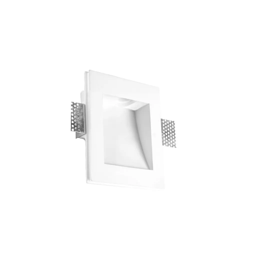 V-TAC Portafaretto LED da Incasso Quadrato GU10 Corpo in Gesso Bianco