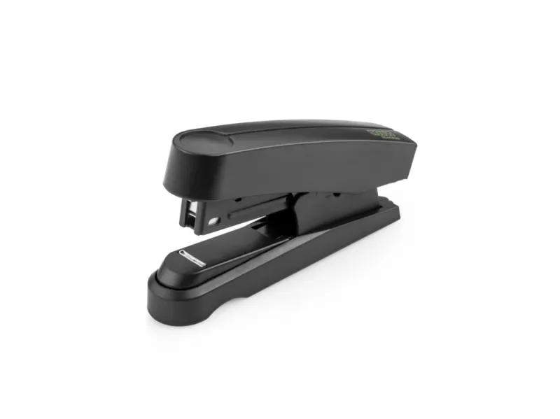Cucitrice da tavolo Novus B10FC re+new - Realizzata con il 95% di plastica riciclata - Fino a 20 fogli - Cucitura piatta e aggraffatura - Include 200 punti metallici - Nera