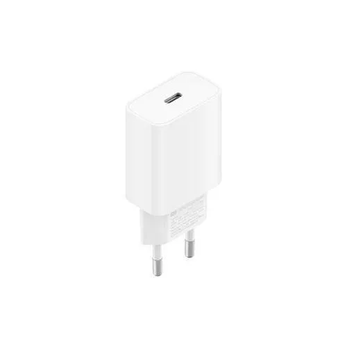 Xiaomi 20W Fast Charging Power Adapter Type C EU Cargador Rapido - Compatible con PD3.0 y QC3.0 - 20W de Potencia - Dise?±o Compacto - Puerto USB C - Seguro y Resistente - Color Blanco