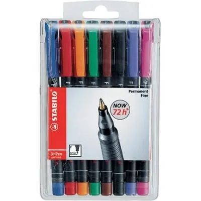 STABILO OHPen universal permanent 8 Pack marcatore permanente