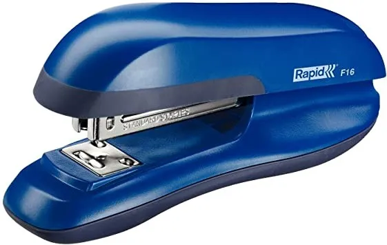 Pinzatrice da tavolo Rapid F16 - Fino a 30 fogli - Apertura chiusura e pinzatura dei chiodi - Colore blu