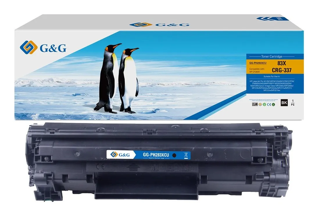 Toner G&G Hp/Can Cf283X/Crg737 K 2200 Pag
