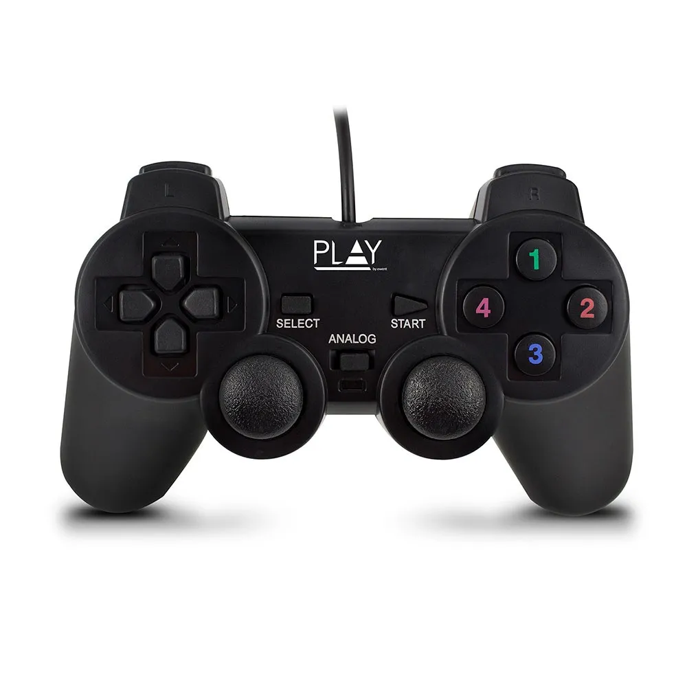 Ewent Play Nero USB 2.0 Gamepad Analogico/Digitale PC