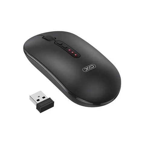 Mouse wireless XO M13 - Bluetooth e RF 24 GHz - 1600 DPI - Colore nero