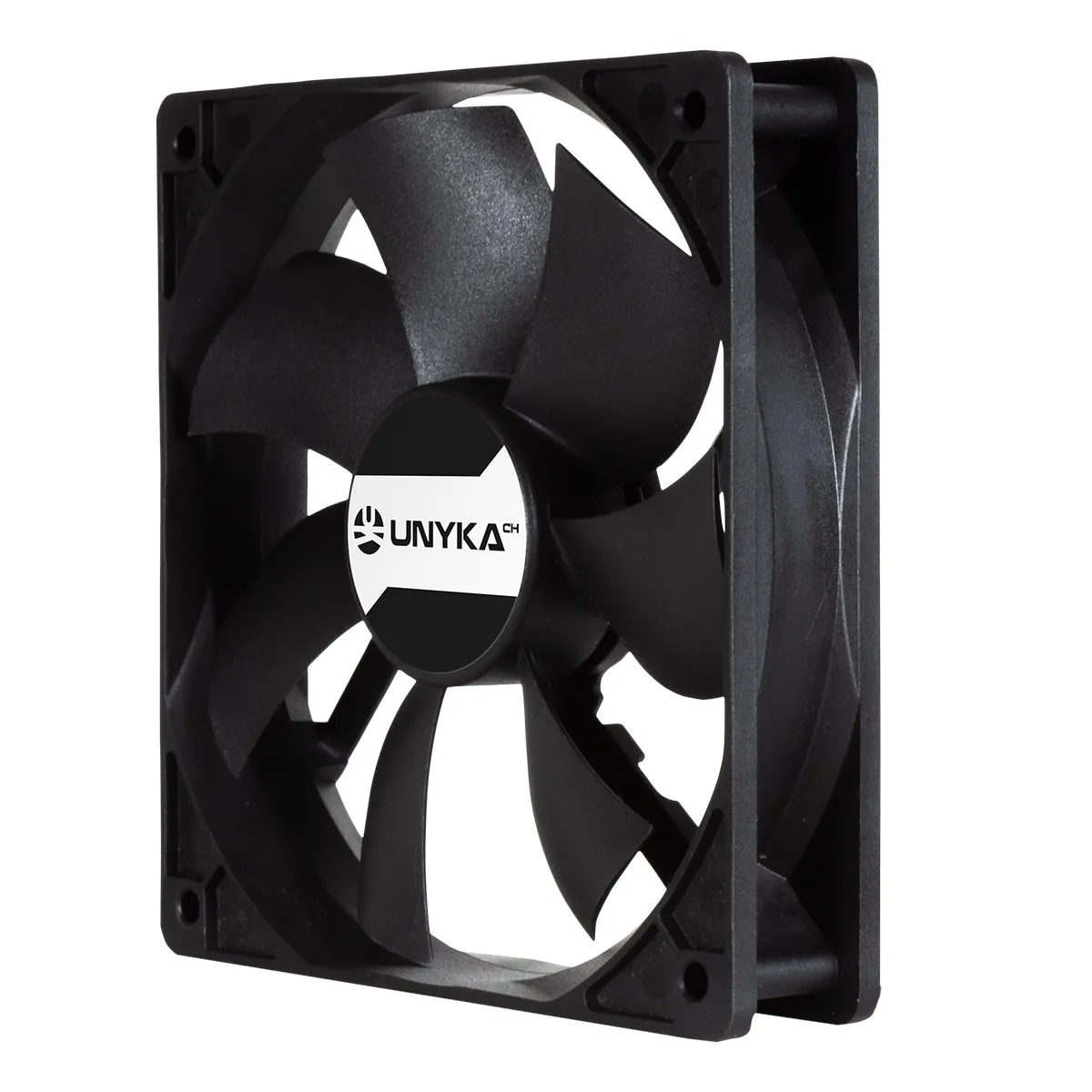 UNYKAch 80.120.25 sistema di raffreddamento per computer Case per computer Ventilatore 12 cm Nero