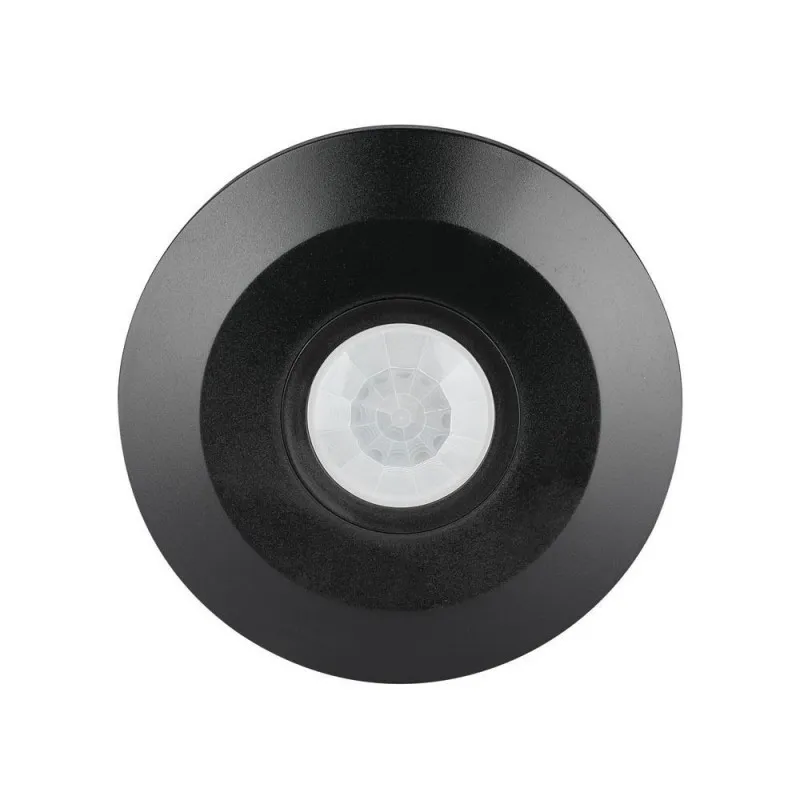 V-TAC Sensore di Movimento a Infrarossi 360° Montaggio a Plafone Colore Nero (Max 1000W) IP20