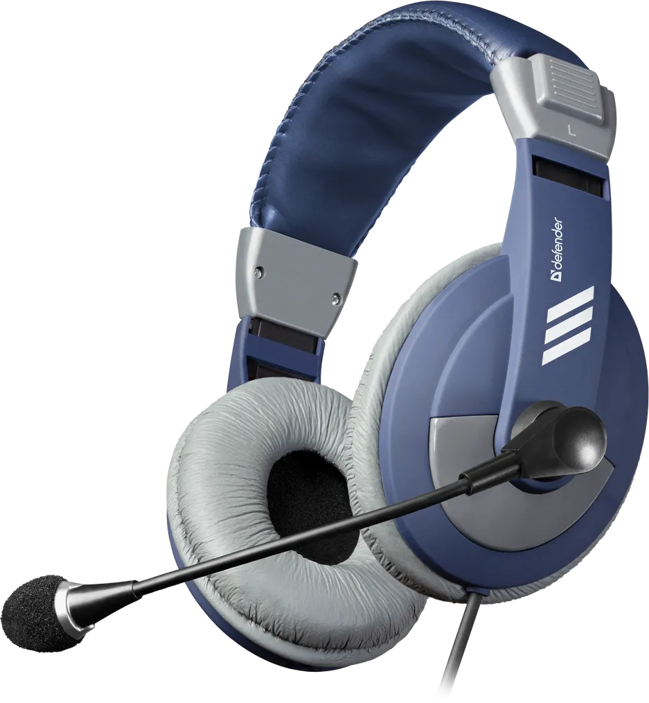 Cuffie per PC Defender Gryphon 750 blu cavo 2 m