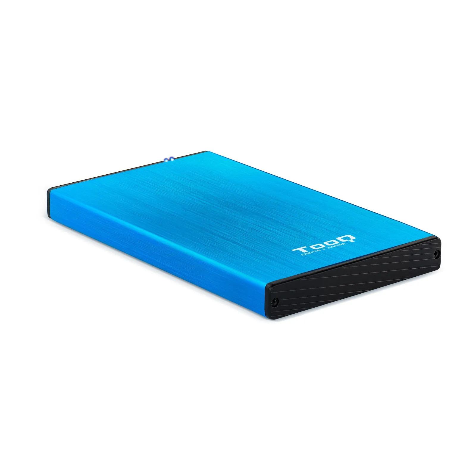 TooQ TQE-2527BL contenitore di unità di archiviazione Box esterno HDD Nero Blu 2.5