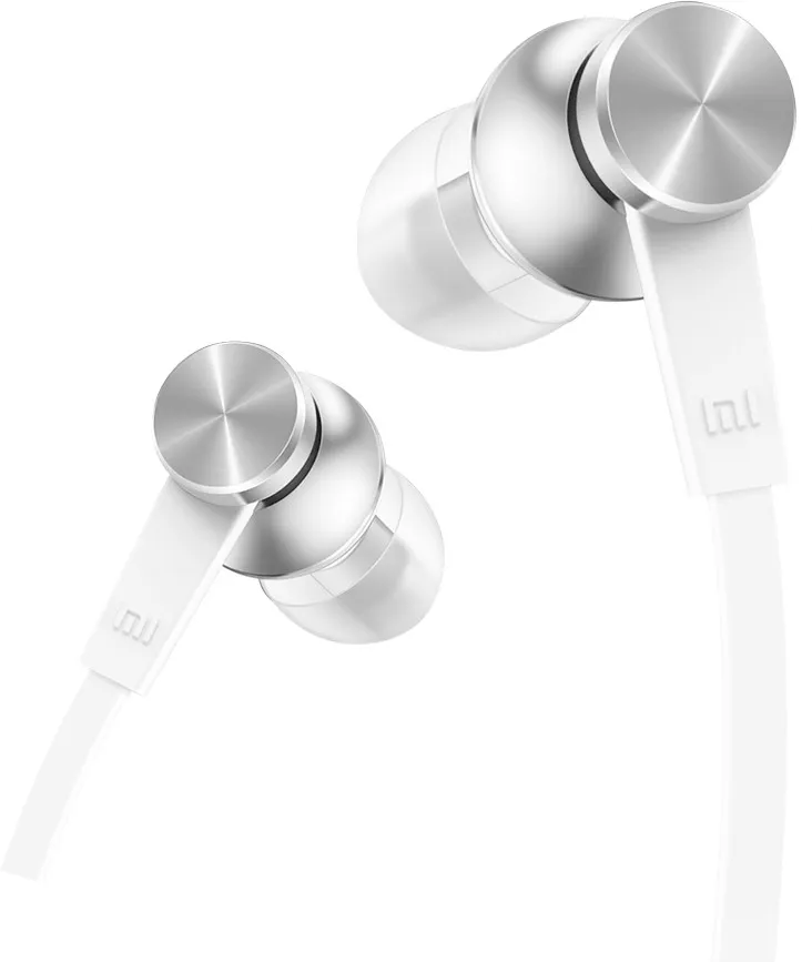 Xiaomi Mi In-Ear Basic Argento Cuffie In-Ear Bianche