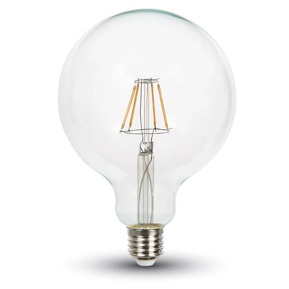 V-TAC VT-1979 Lampadina LED E27 10W Filament G125 2700K Bianco caldo - SKU 4422