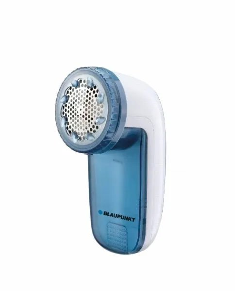 Rimuovi pelucchi elettrico Blaupunkt - 2 velocità - Batterie incluse - Lame protette - Contenitore rimovibile - 3 lunghezze di taglio - Blu e bianco