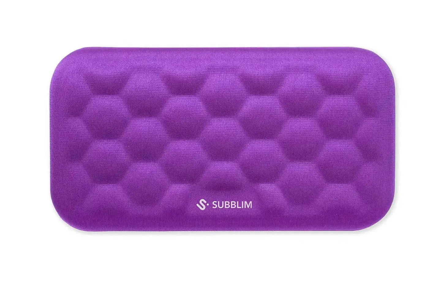 SUBBLIM SUBMP-04E042 poggiapolso Cotone Memory foam Poliuretano (PU) Viola