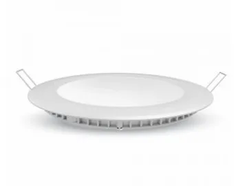 V-TAC VT-607RD Pannello LED Rotondo 6W SMD da incasso con Driver bianco naturale - SKU 4855