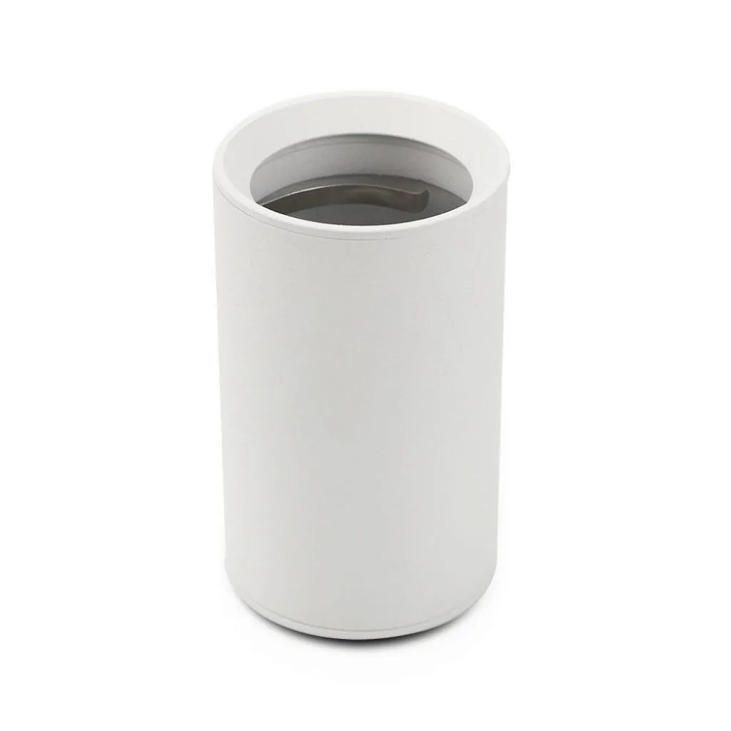 V-TAC Portafaretto LED Montaggio a Plafone Rotondo GU10 Corpo Bianco ( H : 100mm )