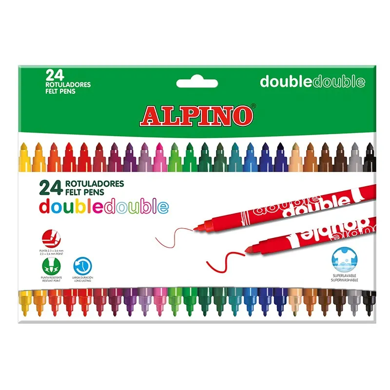 Alpino AR002058 marcatore Fine Multicolore 24 pz