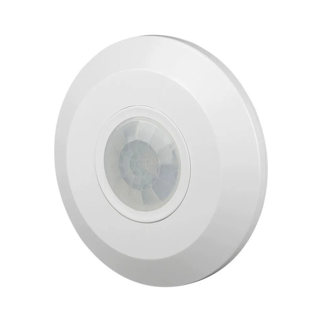 V-TAC Sensore PIR a Infrarossi 800W Rilevamento a 360° Montaggio a Plafone Colore Bianco