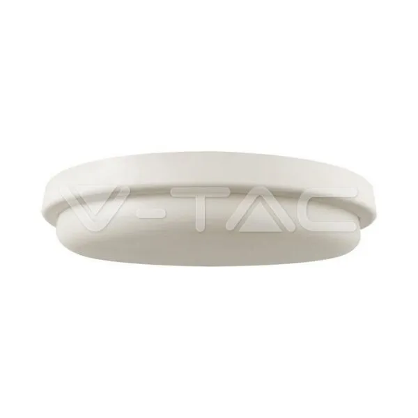 V-TAC Plafoniera LED da Soffitto Rotonda 24W Colore Bianco 240mm 4000K IP54