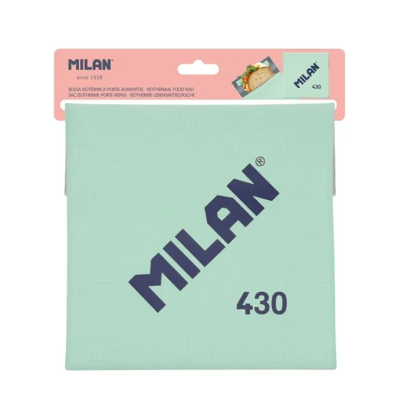 Borsa termica per alimenti Milan Collection 430 da 03 l - Fodera interna isolante - Verde