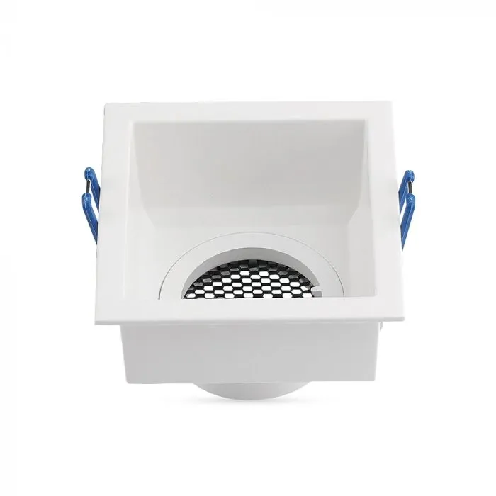 Gu10 Fitting Square Aluminum Body Deep Anti Glare White Body With Hoyne Comb