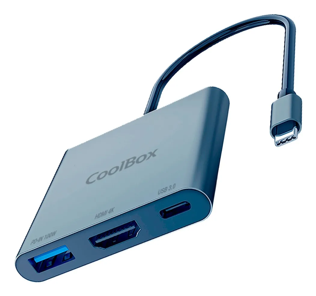 CoolBox miniDOCK C31 Cablato USB 3.2 Gen 1 (3.1 Gen 1) Type-C Grigio