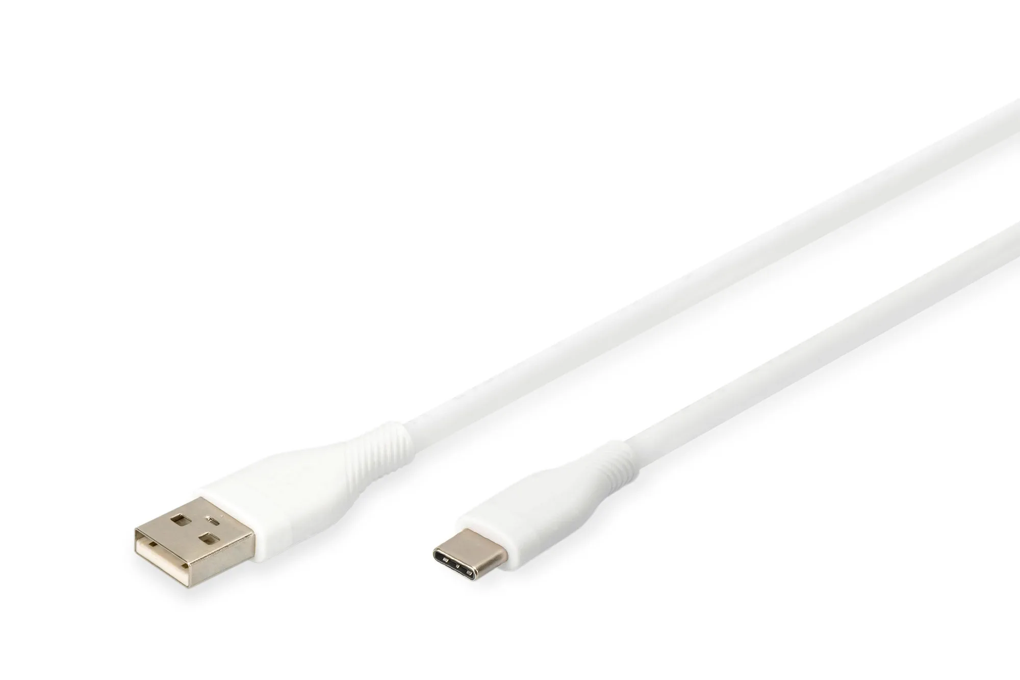 Cavo Ricarica Guaina Silicone Usb-A / Usb-C 05M Usb 2.0 60W Bianco