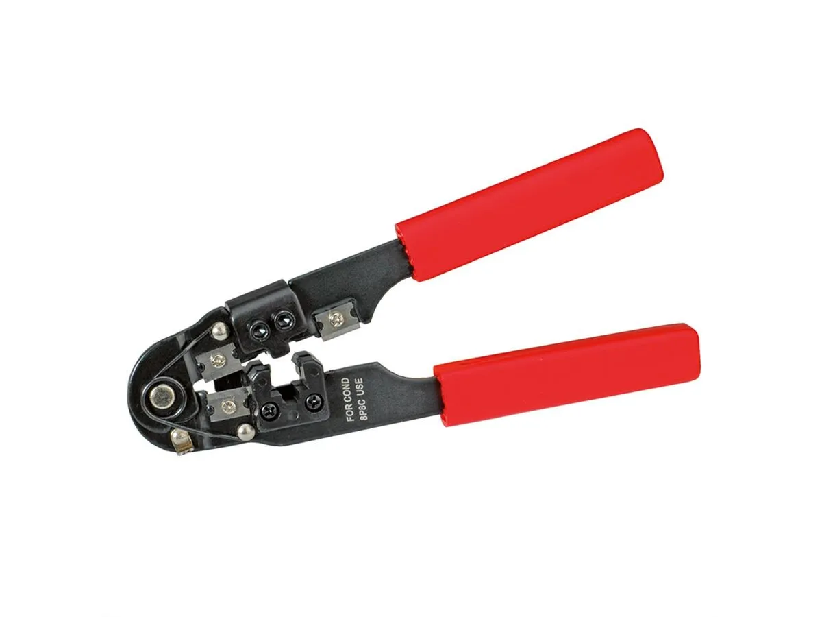 Pinza Universale Per Crimpare Connettori Rj45 8 Pin E 8 Contatti