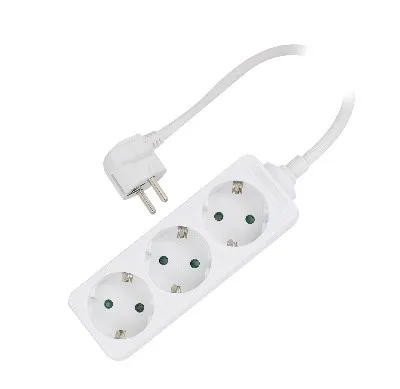 Ewent EW3958 prolunghe e multiple 15 m 3 presa(e) AC Interno Bianco