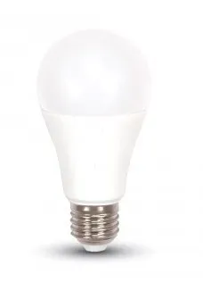 V-TAC VT-2016 Lampadina LED E27 9W Bulb A60 con sensore crepuscolare - 4000K Bianco naturale - SKU 4460