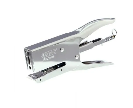 Rapesco Bowfin cucitrice da tavolo in metallo - Fino a 25 fogli - 26/6 24/6 punti metallici - Pinzatura chiusa e aperta
