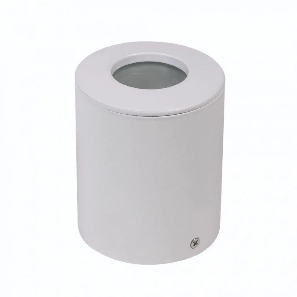 V-TAC Portafaretto LED Montaggio a Plafone Rotondo GU10 e GU5.3 (MR16) Corpo in Alluminio Colore Bianco IP54