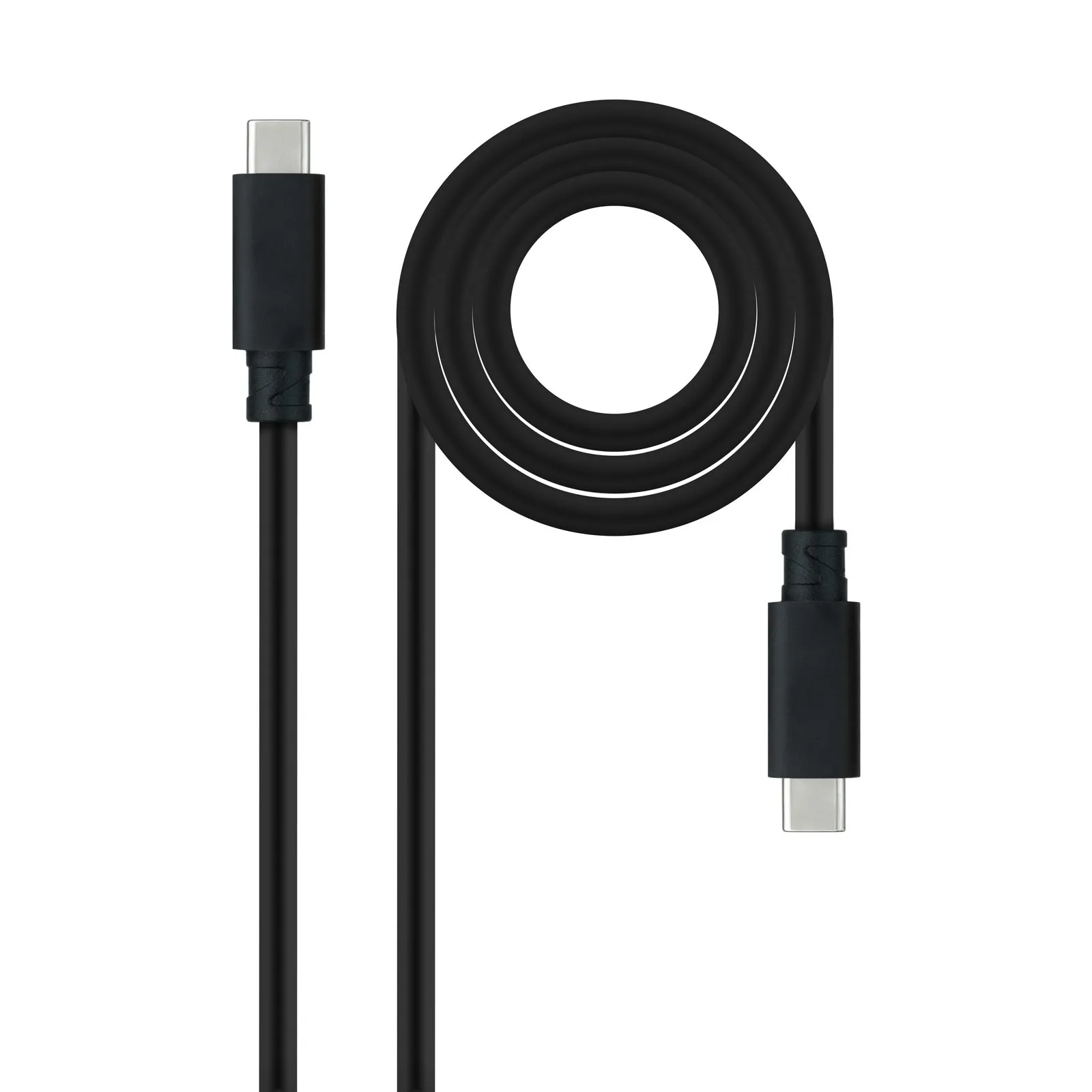 Nanocable 10.01.4100 cavo USB 05 m USB 3.2 Gen 2 (3.1 Gen 2) USB C Nero