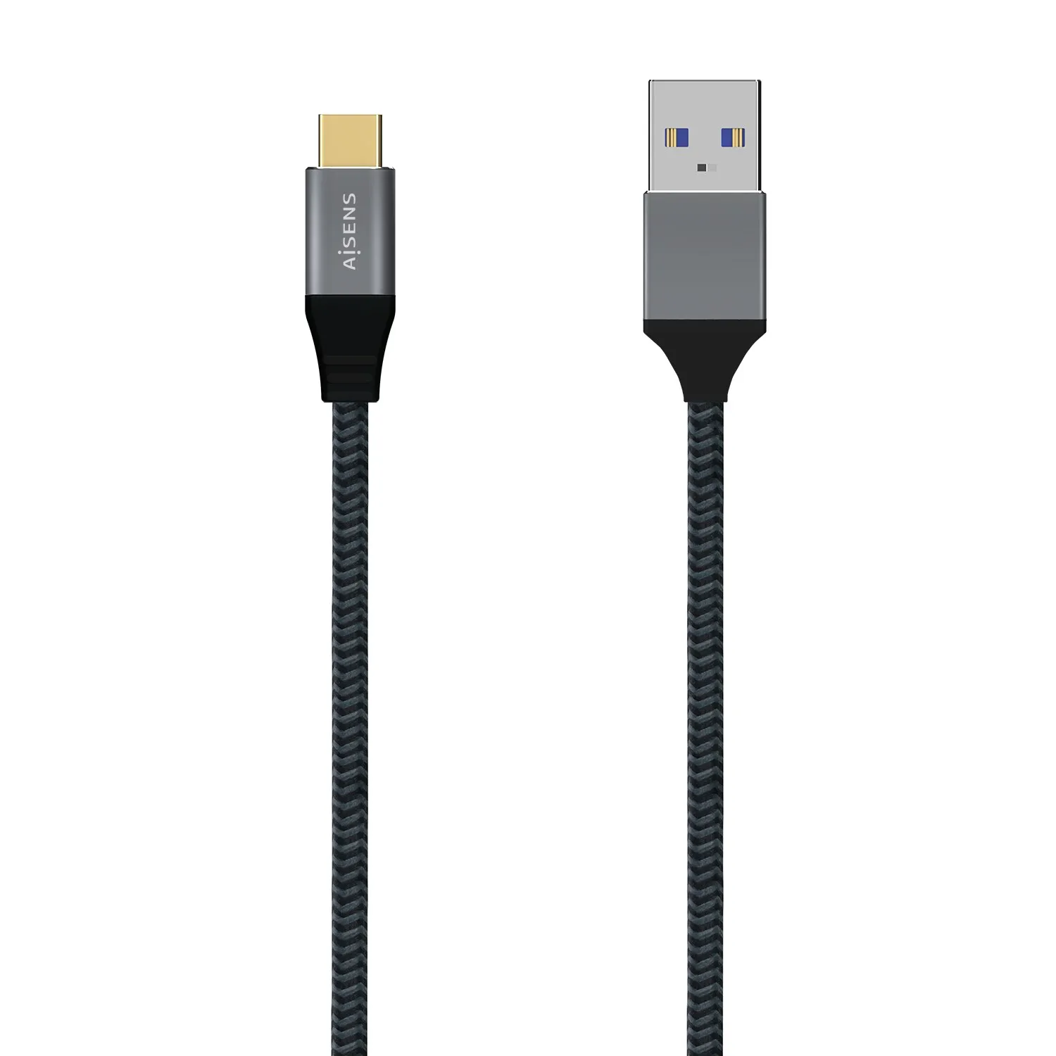 AISENS A107-0633 cavo USB 2 m USB 3.2 Gen 2 (3.1 Gen 2) USB C USB A Grigio