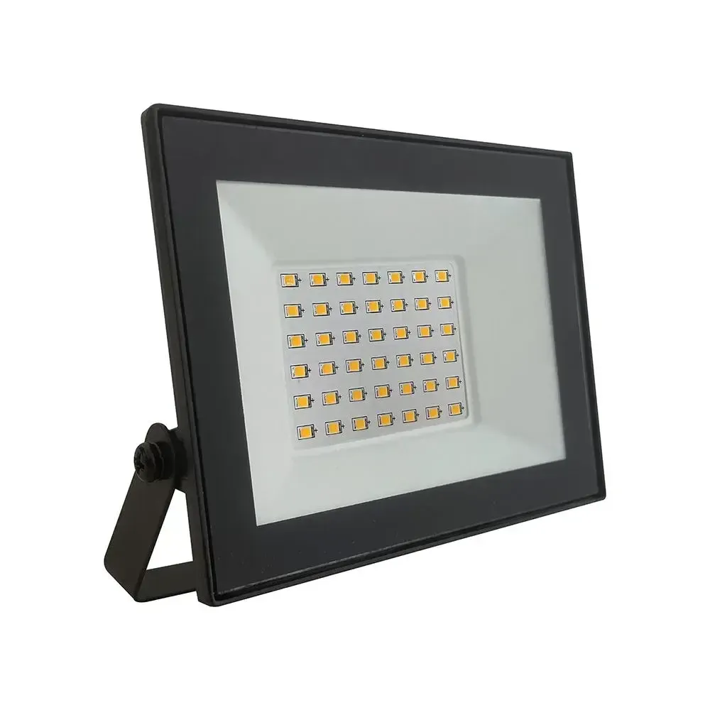V-TAC Faro LED SMD 30W Slim E-Series con Driver Integrato Nero 4000K IP65