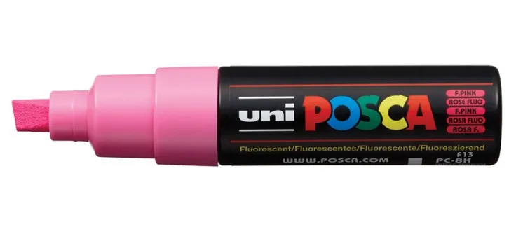 POSCA PC-8K Rosa Fluorescente