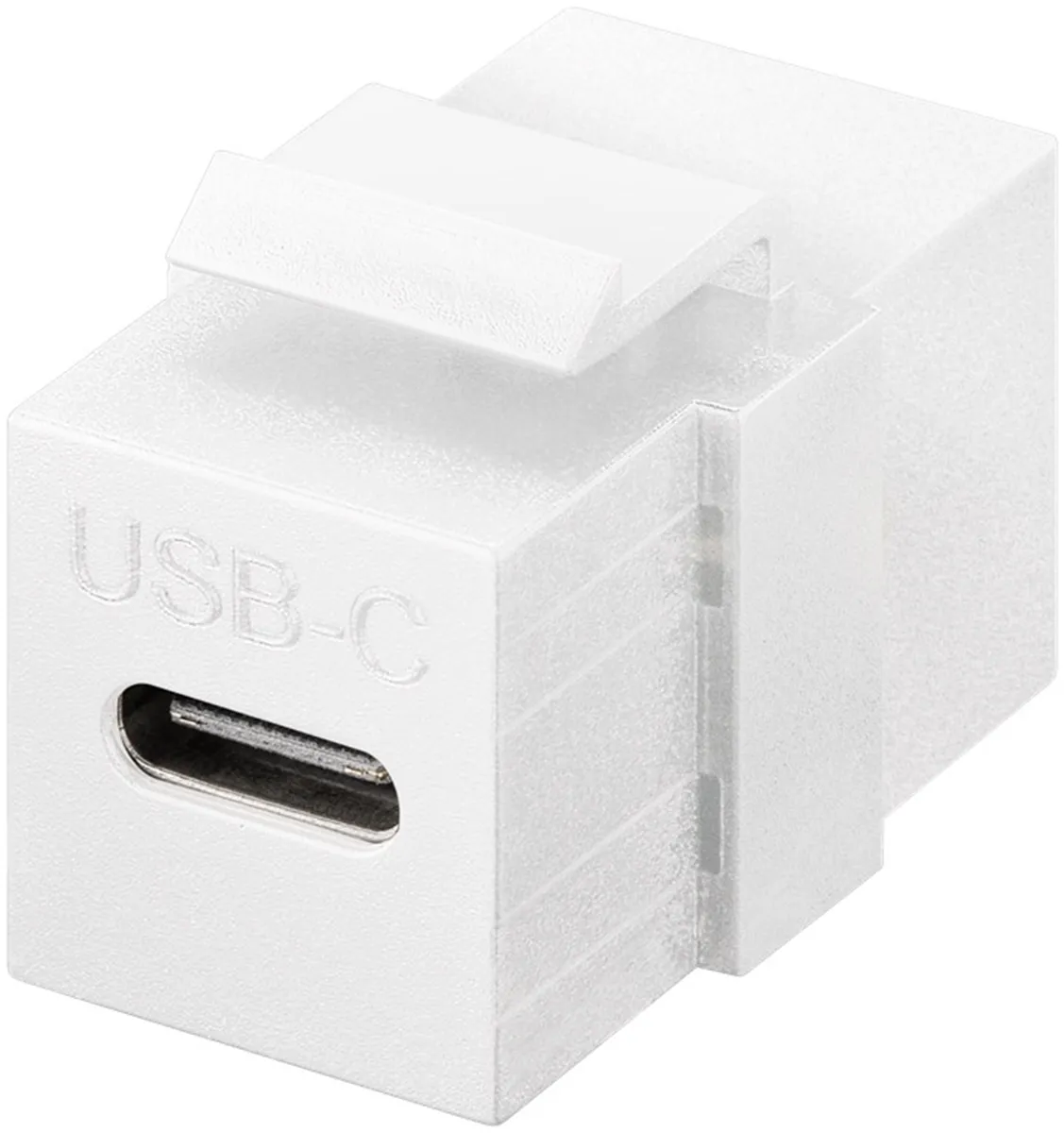 Connettore Keystone Usb-C 3.2 Gen 2 (10 Gbit/S) Bianco Femmina-Femmina