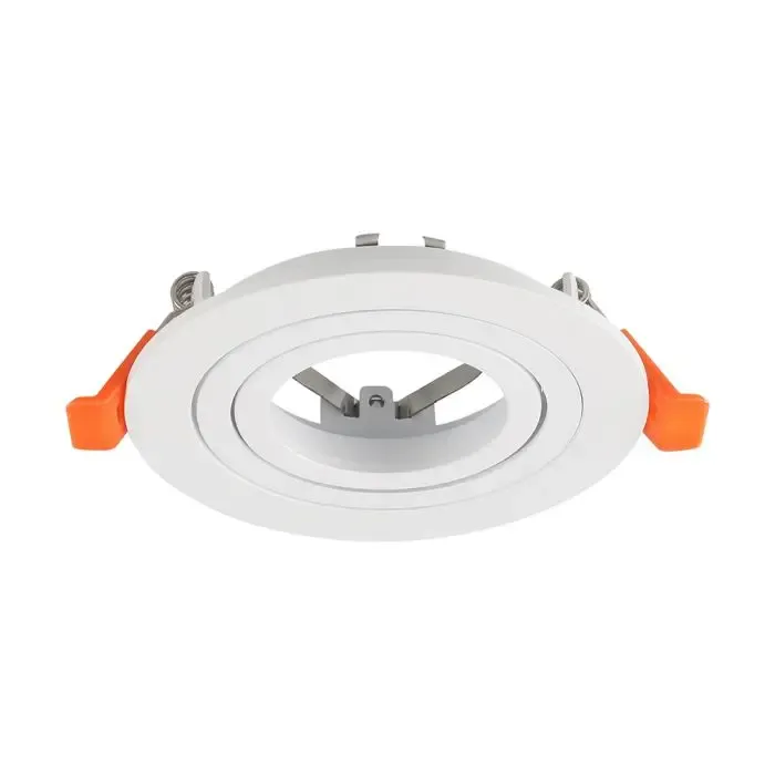 V-TAC Portafaretto LED da Incasso Rotondo GU10 e GU5.3 (MR16) Bianco