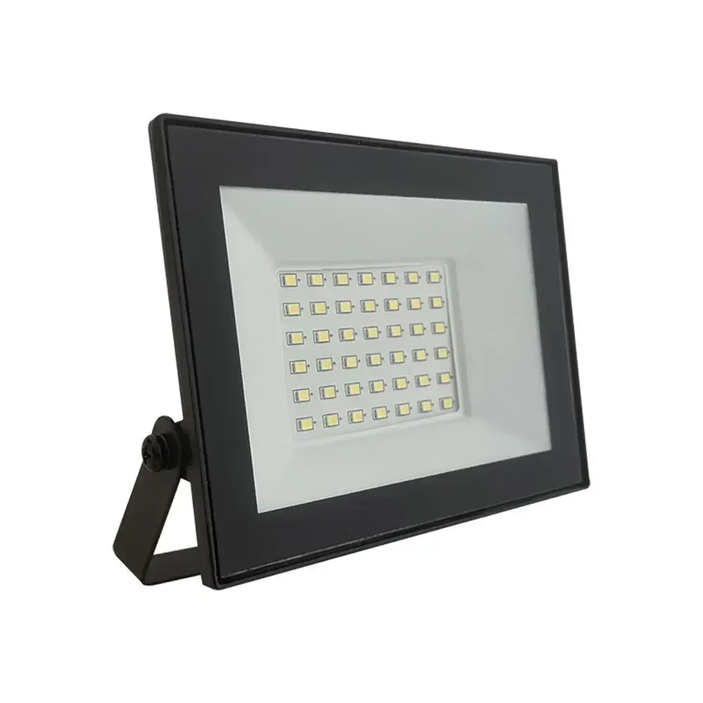 V-TAC Faro LED SMD 30W Slim E-Series con Driver Integrato Nero 6500K IP65